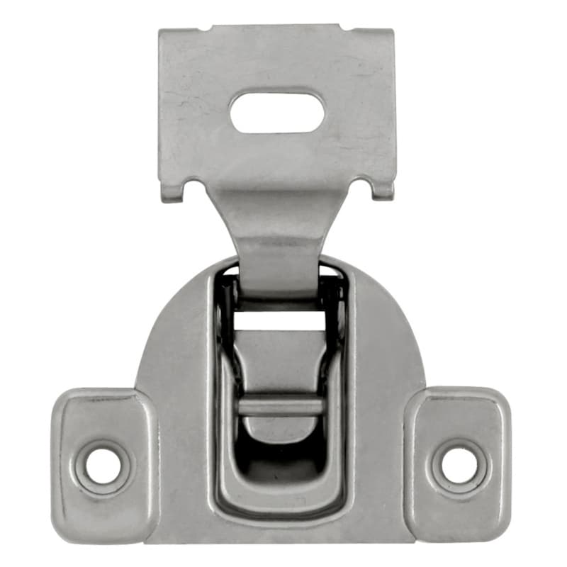 Euro Cabinet Concealed 105° Opening Hinge, Face Frame, Self-Close, 1/2" Overlay, Polished Nickel