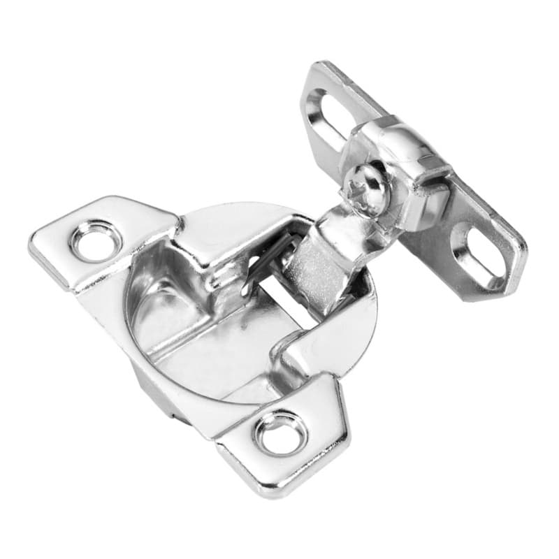 1-3/8" Overlay Concealed Hinge, Face Frame, Self-Close, Polished Nickel