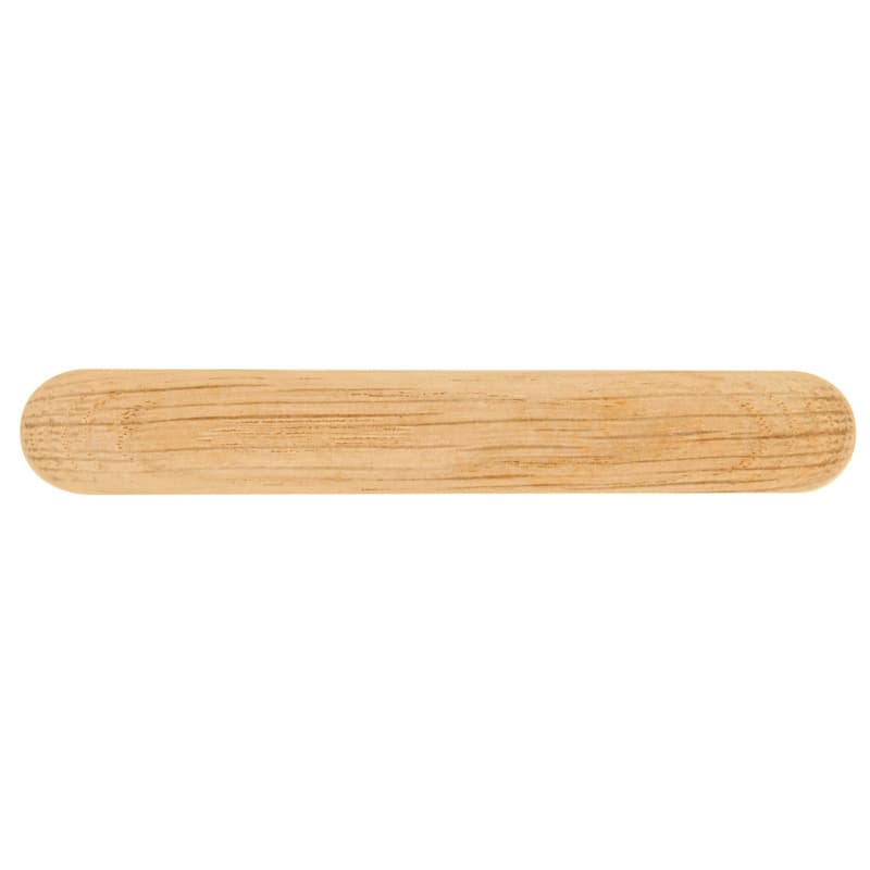 3-1/2" Natural Woodcraft Cabinet Pull, Unfinished Wood