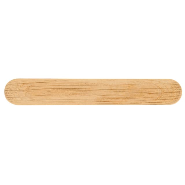 3-1/2" Natural Woodcraft Cabinet Pull, Unfinished Wood