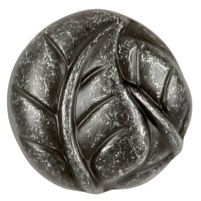 1-1/4" Natural Accents Cabinet Knob, Vibra Pewter