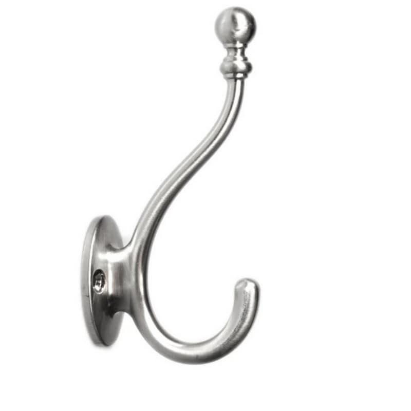 5-1/4" Cottage Coat/Hat Hook, Polished Nickel