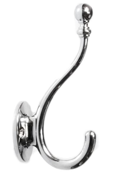 5-1/4" Cottage Coat/Hat Hook, Satin Nickel