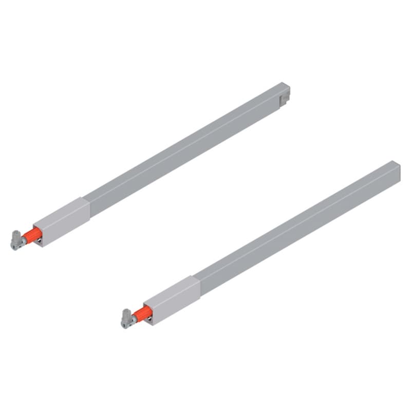 Tandembox Longside Gallery Rail for Deep Drawer, Gray, 486.5mm