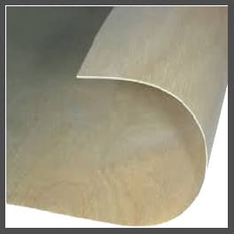 Timberflex 48" x 96" (8' Slats) Column Bend Flexible Panel with 3/4" Standard Particleboard Core and 3-Ply Italian Poplar Plywood Face