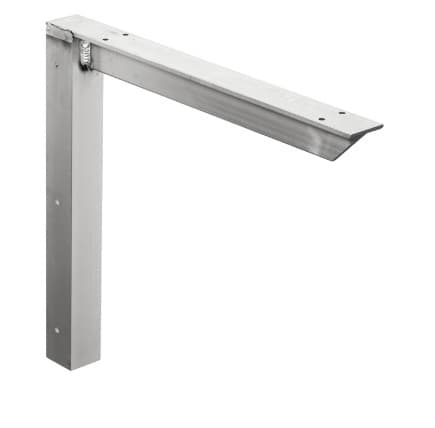 EH Series 18" Flush Mount Bracket, Mill Finish