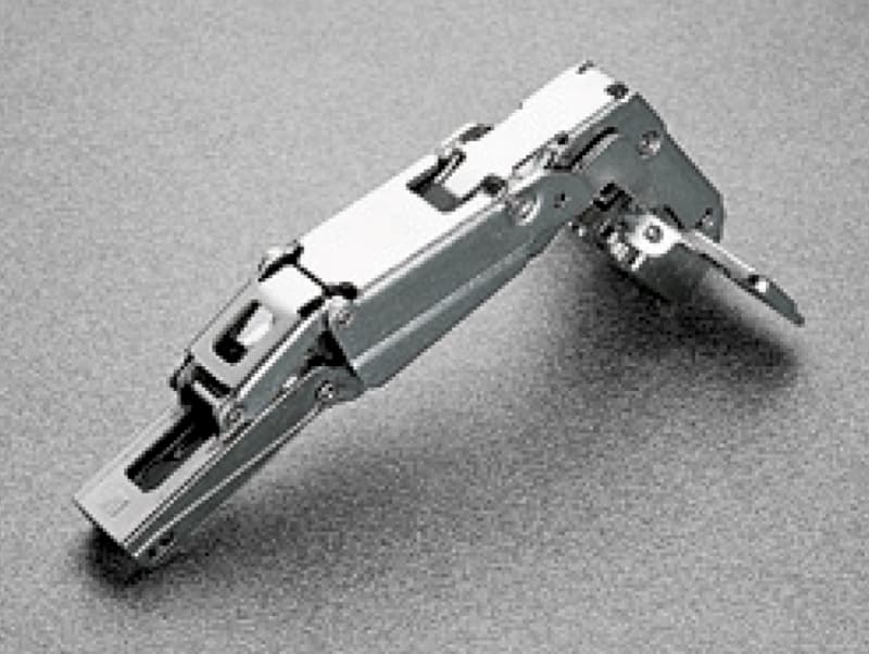 Series 200 165° Opening Hinge, 45mm Bore Pattern, Free Swinging, Full Overlay, Nickel-Plated, Screw-On