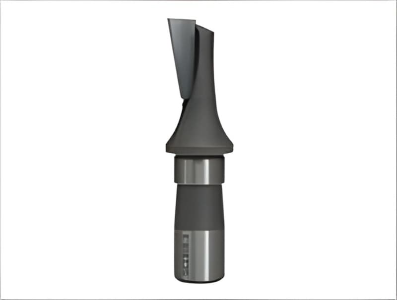Cantek JDT-65 Eccentric Dovetail Bit, Carbide Tipped, 12mm, Single Flute