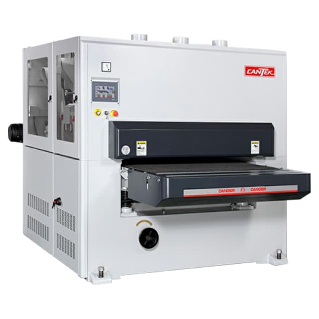 Cantek SR37 SR Series 43" x 75" Three Head Wide Belt Sander 3PH 30HP/25HP/20HP