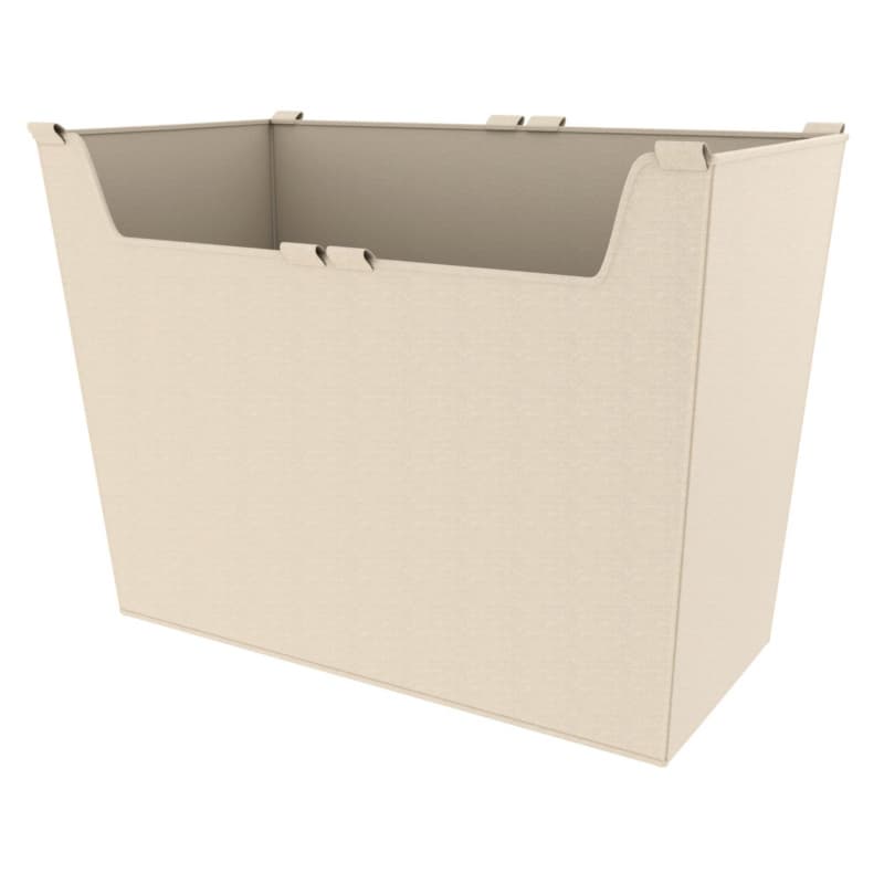 10" x 14" x 24" Wide Sidelines Canvas Closet Basket Liner, Tan Finish