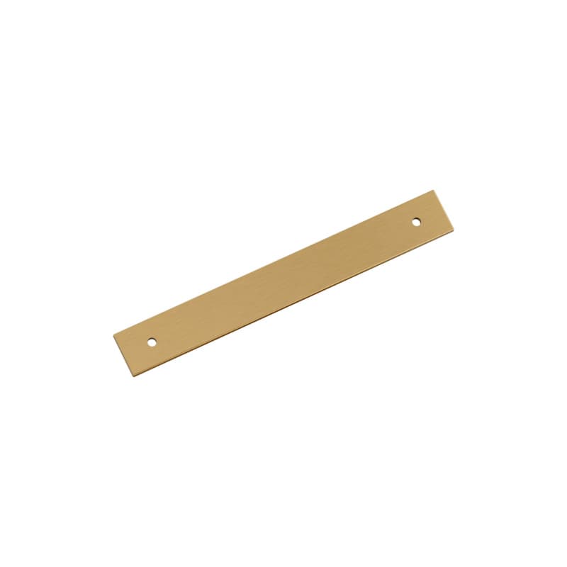 160mm Ladera Rectangle Cabinet Pull Backplate, Champagne Bronze
