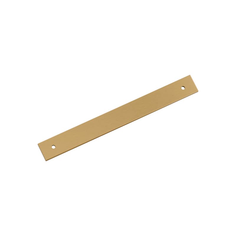 192mm Ladera Rectangle Cabinet Pull Backplate, Champagne Bronze