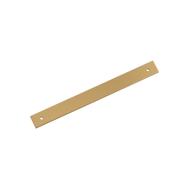 224mm Ladera Rectangle Cabinet Pull Backplate, Champagne Bronze