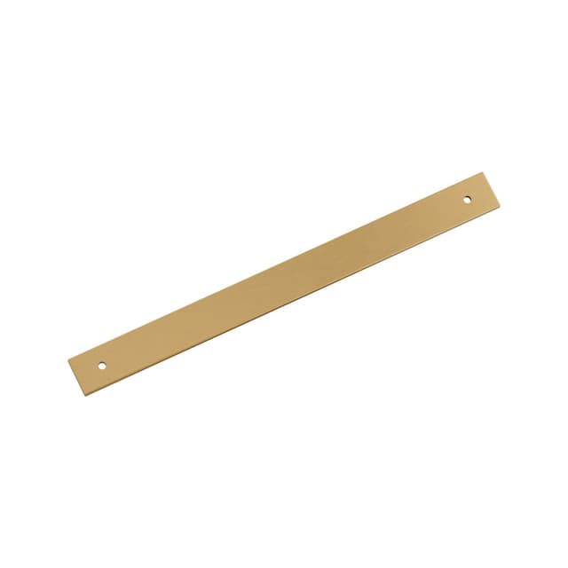 256mm Ladera Rectangle Cabinet Pull Backplate, Champagne Bronze