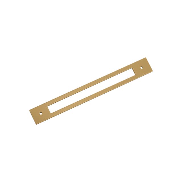 224mm Medora Rectangle Cabinet Pull Backplate, Champagne Bronze