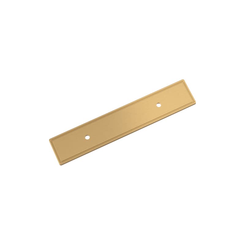 3" Thoreau Pull Backplate, Champagne Bronze