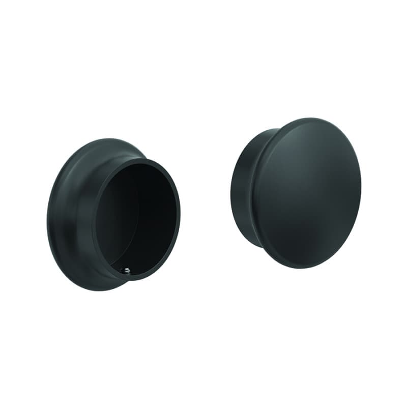 End Cap for 1-5/16" Closet Poles, Satin Black
