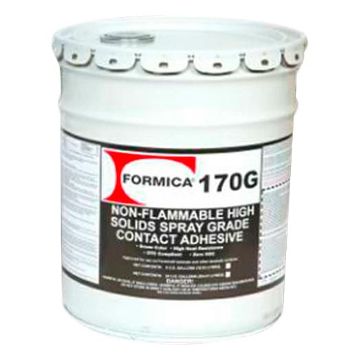 Non-Methylene Non-Flammable Chloride Bulk Spray Grade Contact Adhesive, Clear, 5 Gallon