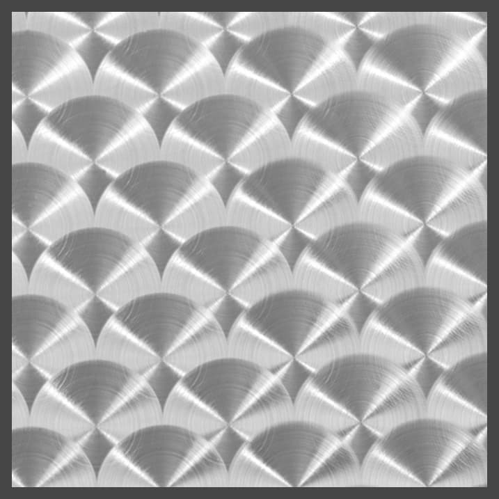 Vortex Metal Laminate 406 Circle Aluminum, 0.020" Thick, 4' x 8'