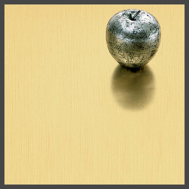Chemetal Metal Laminate, 704 Brushed Light Brass Aluminum