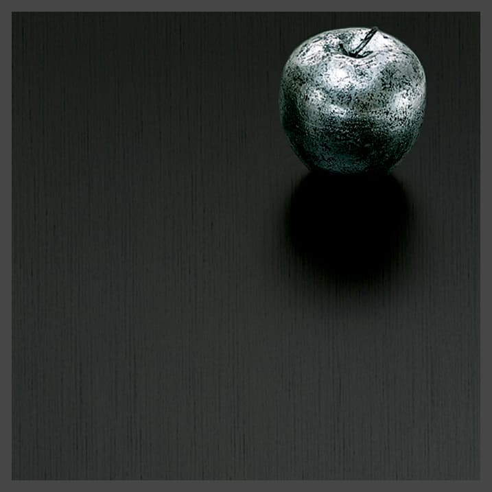 Solid Metal Laminate 908 Satin Black Aluminum, 48" x 120