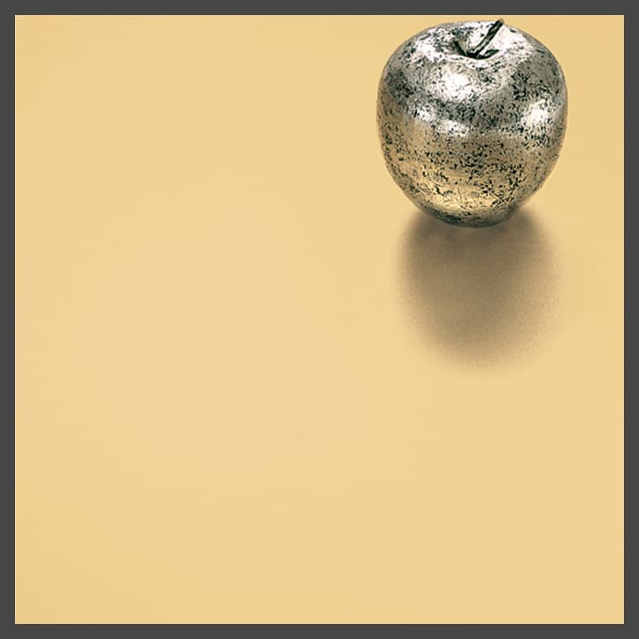 Solid Metal Laminate 910 Satin Gold Aluminum, 48" x 120