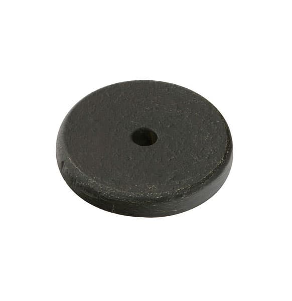 1-1/4" Sandcast Bronze Square Cabinet Backplate for Knob, Medium Bronze
