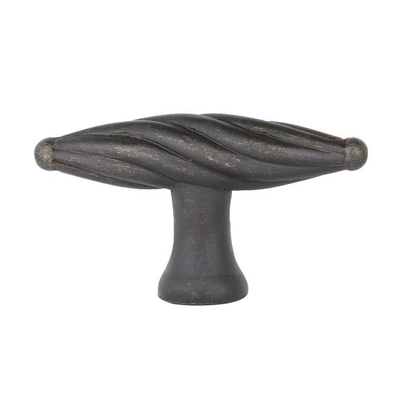 1-3/4" Tuscany Bronze Fluted Cabinet Knob, Medium Bronze