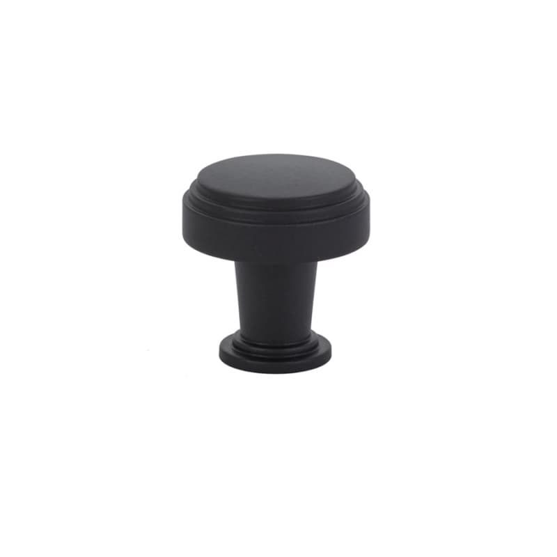 1-1/4" Newport Cabinet Knob, Flat Black