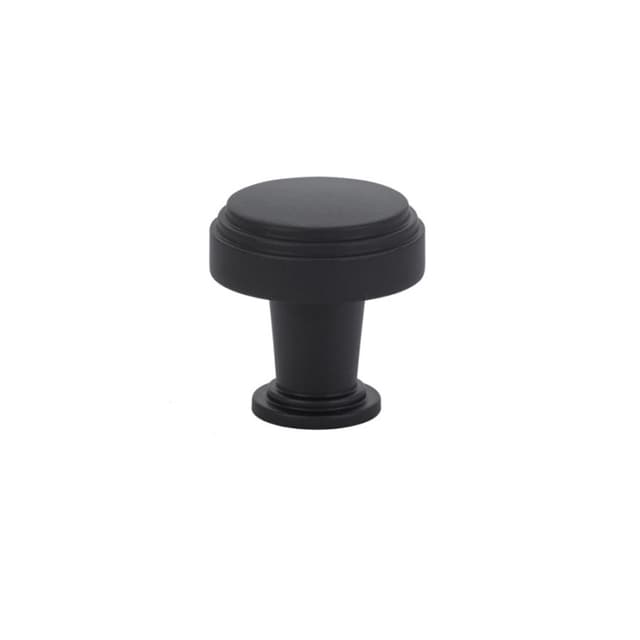 1-1/4" Newport Cabinet Knob, Flat Black
