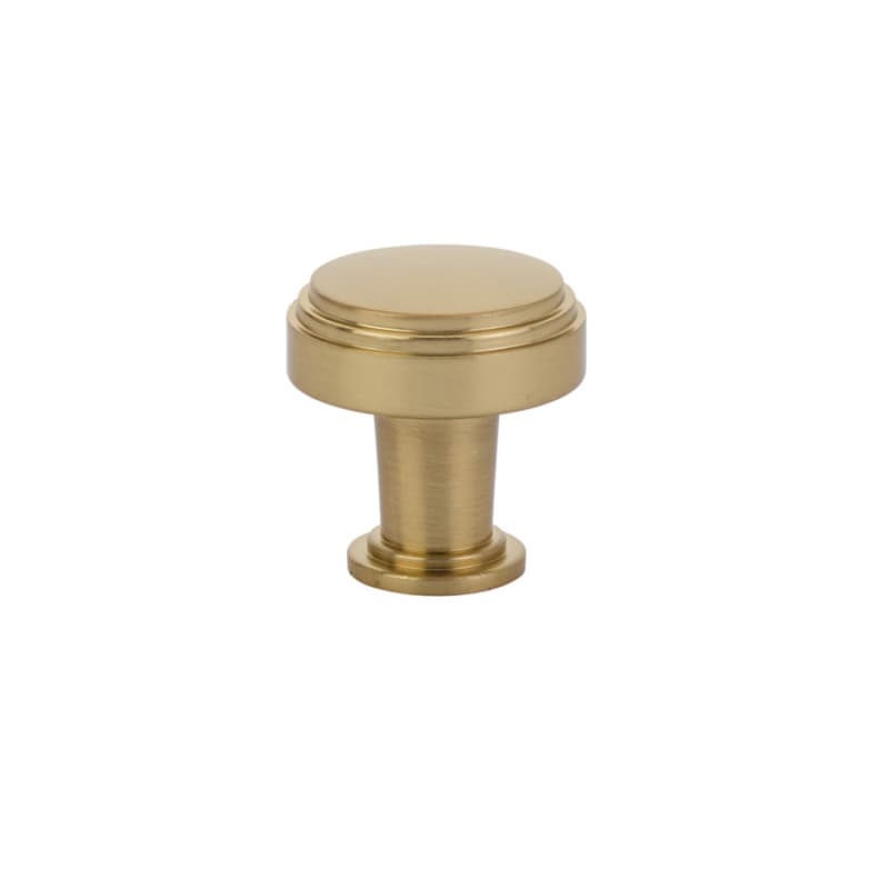 1-1/4" Newport Cabinet Knob, Satin Brass