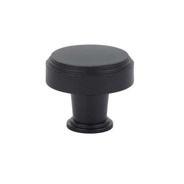 1-3/4" Newport Cabinet Knob, Flat Black