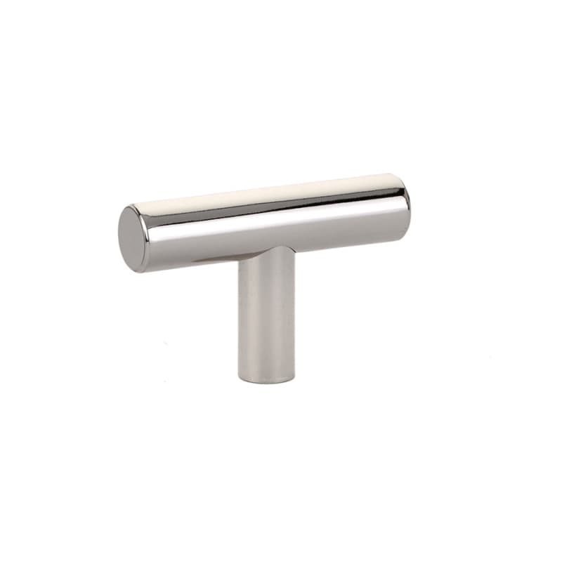 2" Bar Cabinet T-Knob, Polished Nickel