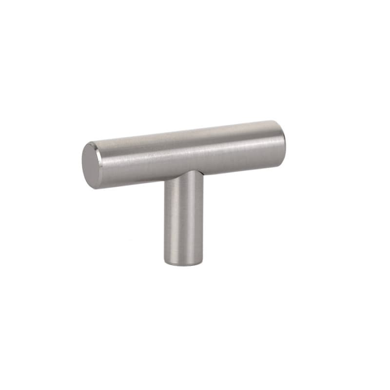 2" Bar Cabinet T-Knob, Satin Nickel