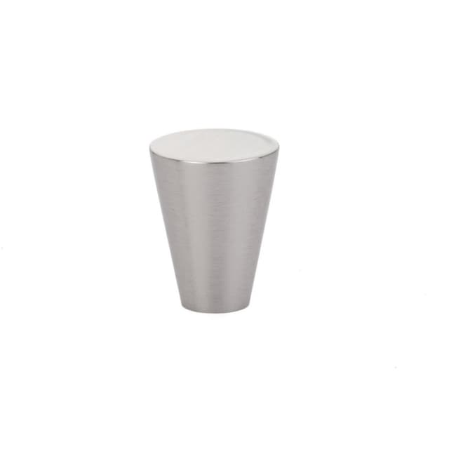 1" Cone Cabinet Knob, Satin Nickel