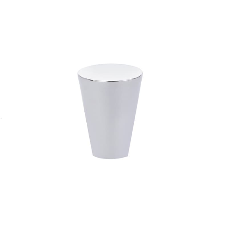 1" Cone Cabinet Knob, Polished Chrome