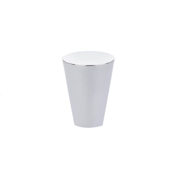 1" Cone Cabinet Knob, Polished Chrome