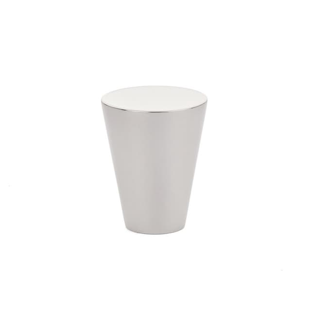 1-1/8" Cone Cabinet Knob, Polished Nickel