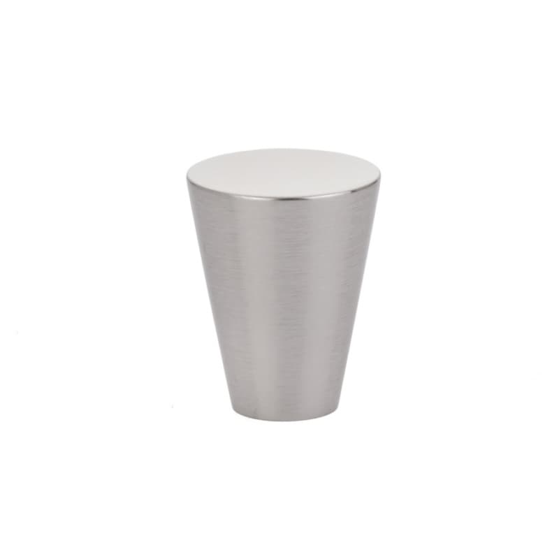 1-1/8" Cone Cabinet Knob, Satin Nickel