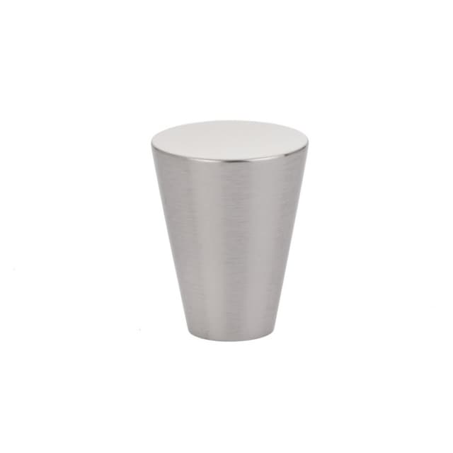 1-1/8" Cone Cabinet Knob, Satin Nickel