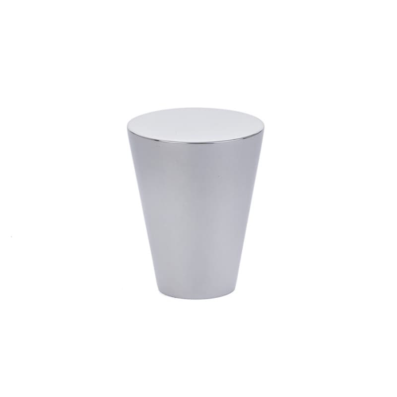 1-1/8" Cone Cabinet Knob, Polished Chrome