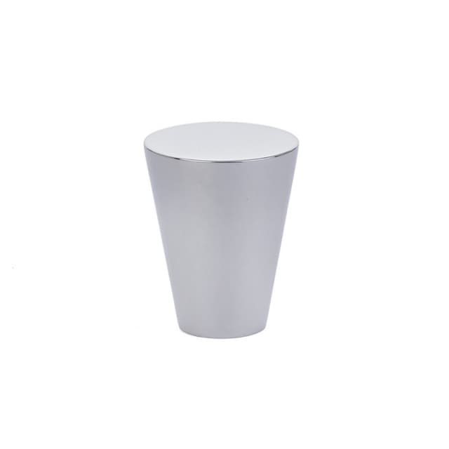 1-1/8" Cone Cabinet Knob, Polished Chrome
