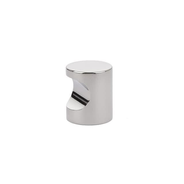 7/8" Cabinet Finger Pull, Polished Nickel