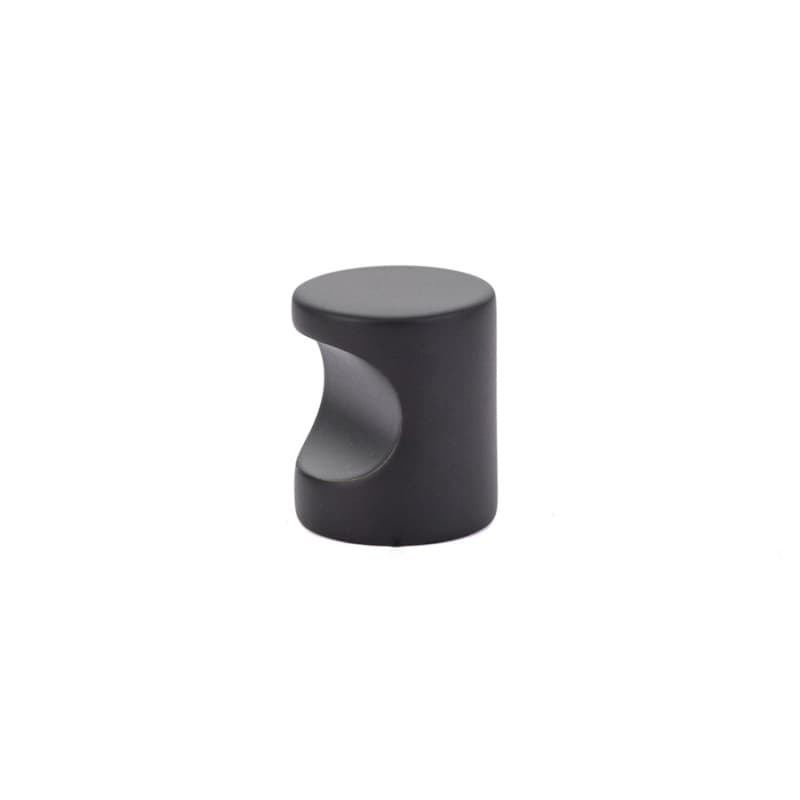 7/8" Cabinet Finger Pull, Flat Black