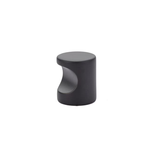 7/8" Cabinet Finger Pull, Flat Black