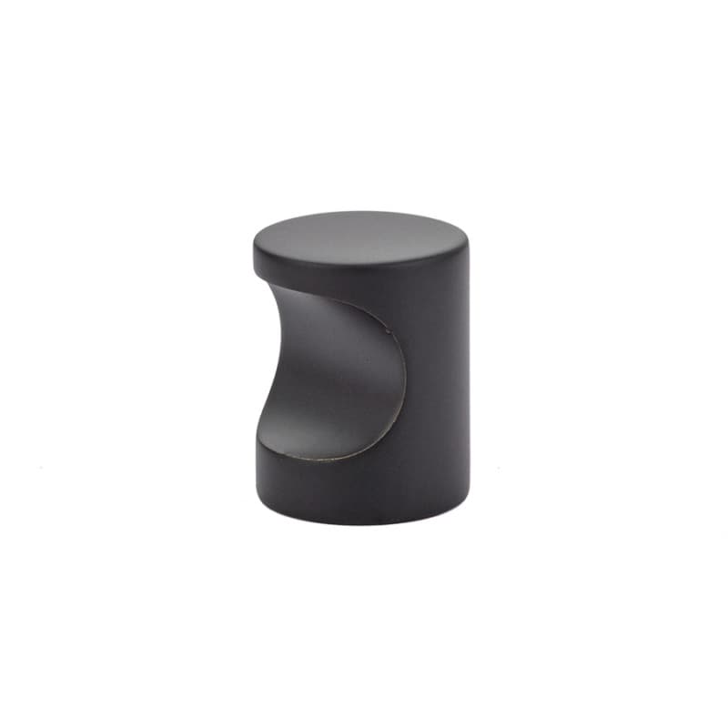 1" Cabinet Finger Pull, Flat Black