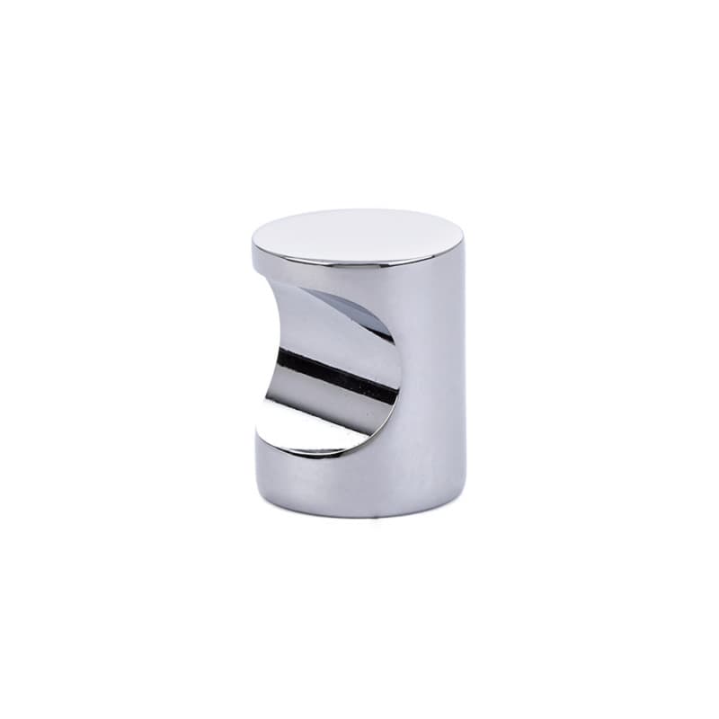 1" Cabinet Finger Pull, Polished Chrome