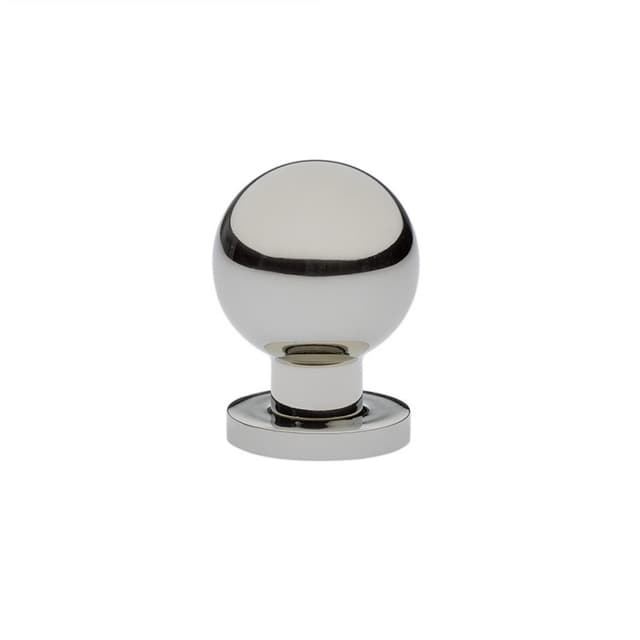 1-1/8" Globe Cabinet Knob, Polished Nickel