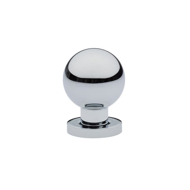 1-1/8" Globe Cabinet Knob, Polished Chrome