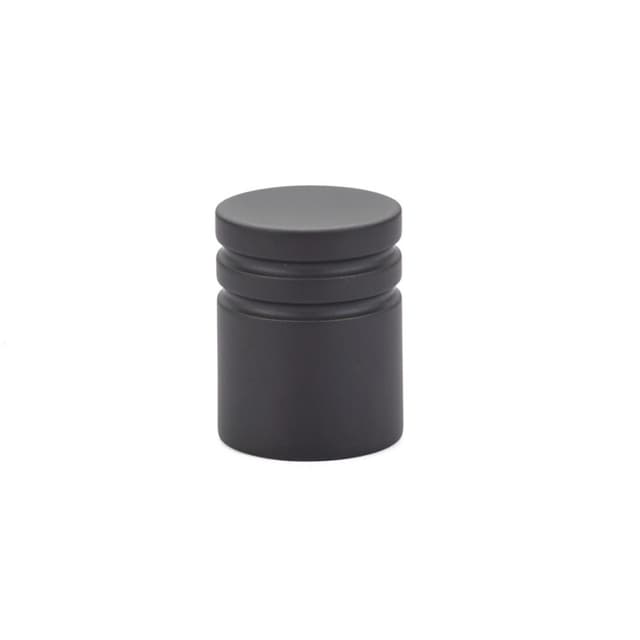 1" Metric Cabinet Knob, Flat Black